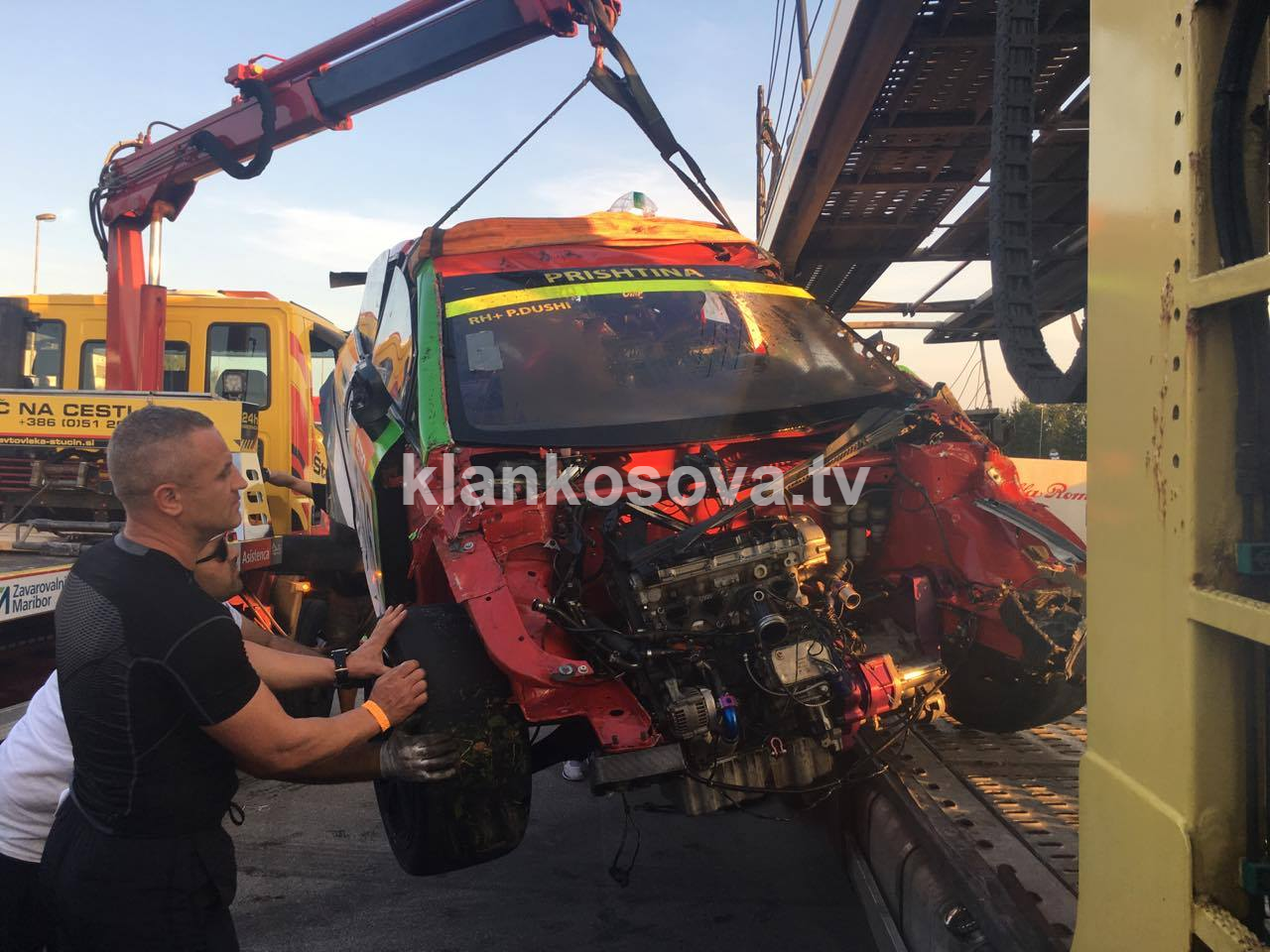 Automobilizëm: Përparim Dushi akisdentohet gjatë provave në garën e Sllovenisë