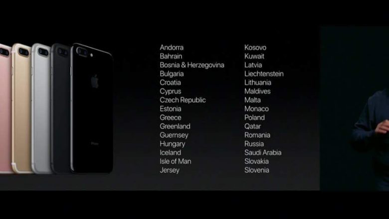 Kosova në listën e shitjeve të iPhone 7, Serbia askund (FOTO)