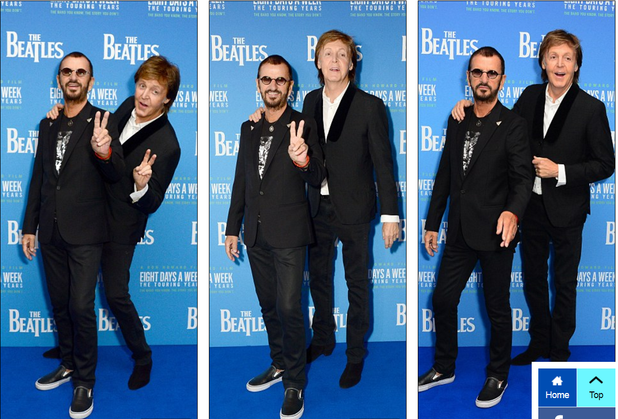 Ringo Starr dhe Paul McCarney më të rinj se kurrë