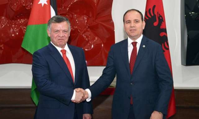 Nishani në Jordani, takon mbretin Abdullah II