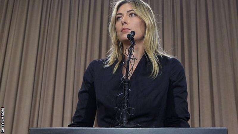Ulet dënimi për Sharapova