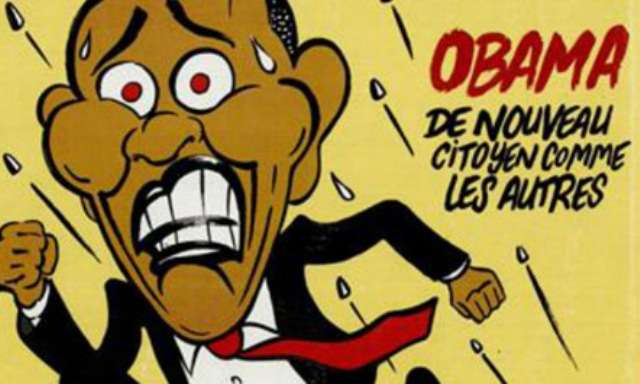 Satira e “hidhur” e “Charlie Hebdo” për Barack Obama