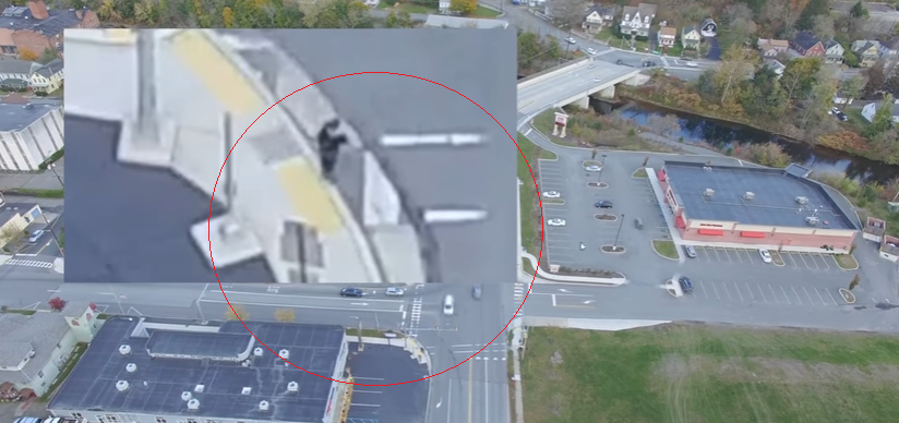 Përmes dronit, e zë gruan në tradhti (VIDEO)