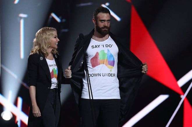 Minogue bën thirrje për legalizimin e martesës së homoseksualëve në Australi