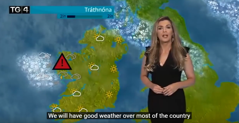 Prezantuesja e motit tmerron shikuesit (VIDEO)