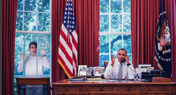 Artisti që “paraqitet” në krejt fotografitë e Obamas