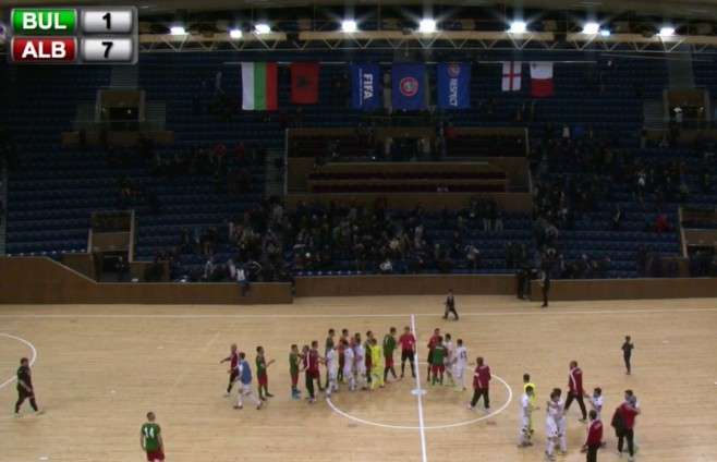 Shqipëria mposht Bullgarinë në Futsall