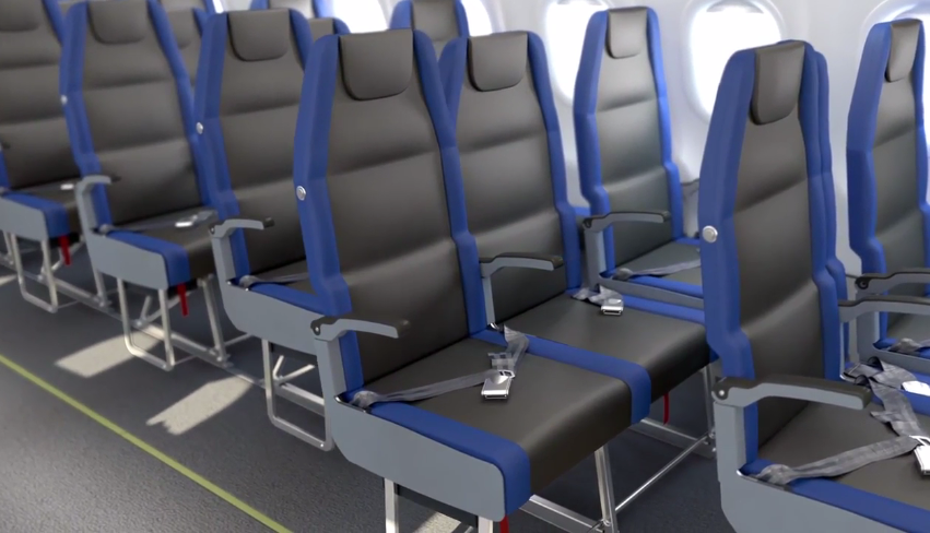 Dizajnuesit japin ide të reja rreth ulëseve të aeroplanëve (VIDEO)