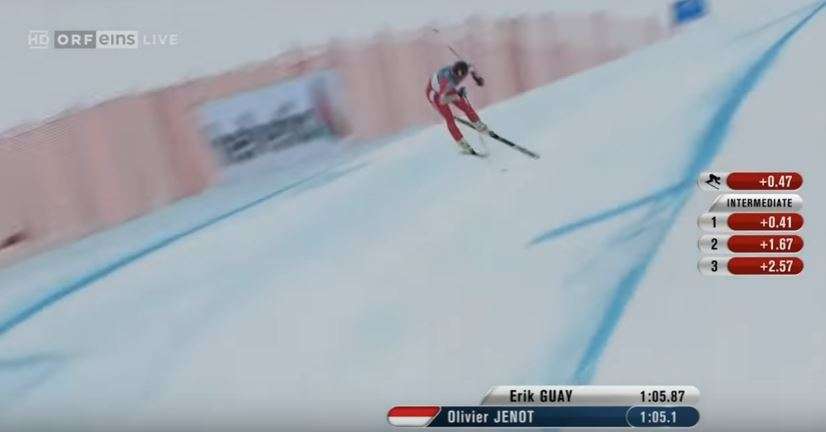 Rrëzimi i tmerrshëm i skiatorit (VIDEO)
