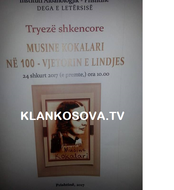 Në Prishtinë flitet për veprimtarinë e Musine Kokalarit (FOTO)