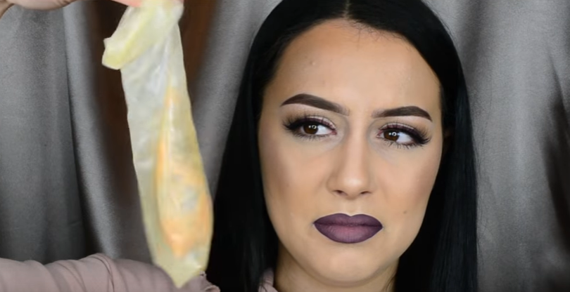 Një grim i përsosur me ndihmën e një kondomi (VIDEO)