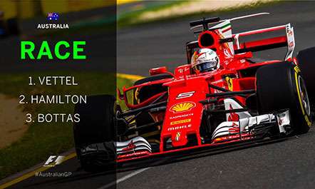 F1, Vettel rikthen Ferrarin te fitorja - Hamilton, pas tij në Australi