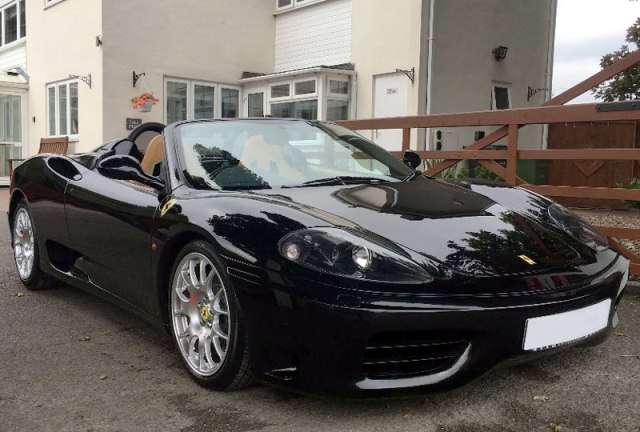 David Beckham shet Ferrarin 360 Spider