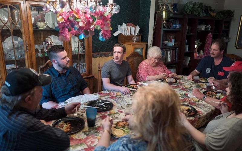 Kur Mark Zuckerberg të vjen pa ftuar për darkë