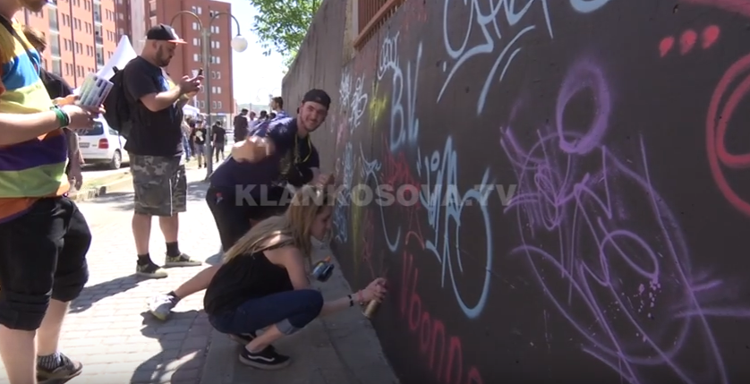 Nis festa e grafiteve në Rrugën B (VIDEO)