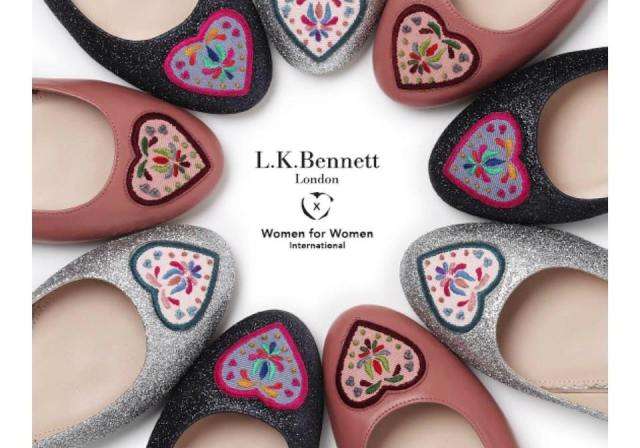 "LK Bennett" sjellë këpucët e qëndisura nga gratë kosovare