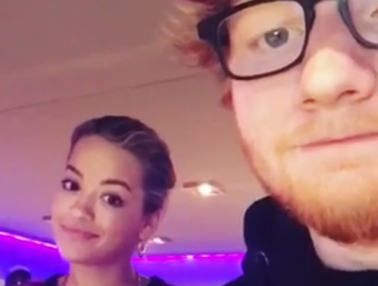 Dëgjoni tingujt e parë të projektit Rita Ora & Ed Sheeran (VIDEO)