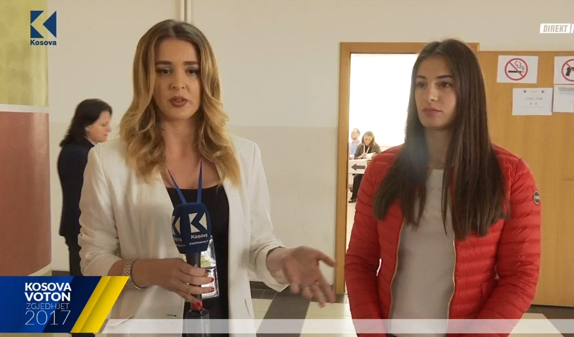 Hapet qendra e votimit në Pejë, voton edhe Nora Gjakova
