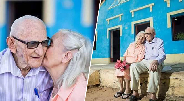 Çifti feston 65 vjetorin e martesës me fotosesion të mrekullueshëm
