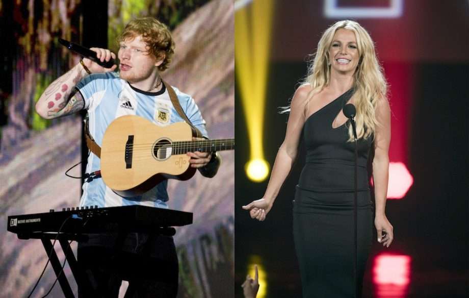 Ed Sheeran këndon këngën e Britney Spears