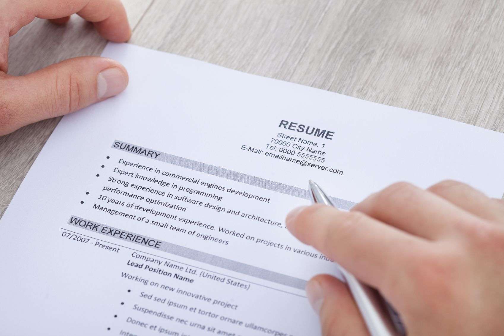 Çka s'duhet të ketë një CV?