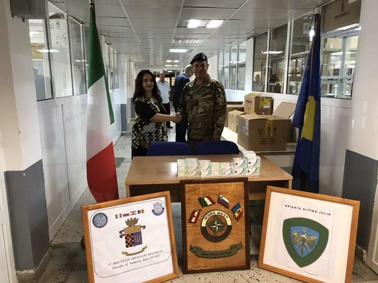KFOR-i italian i dhuron barna QKUK-së