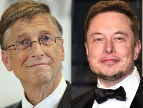Shprehia ditore që kanë miliarderët Gates dhe Musk