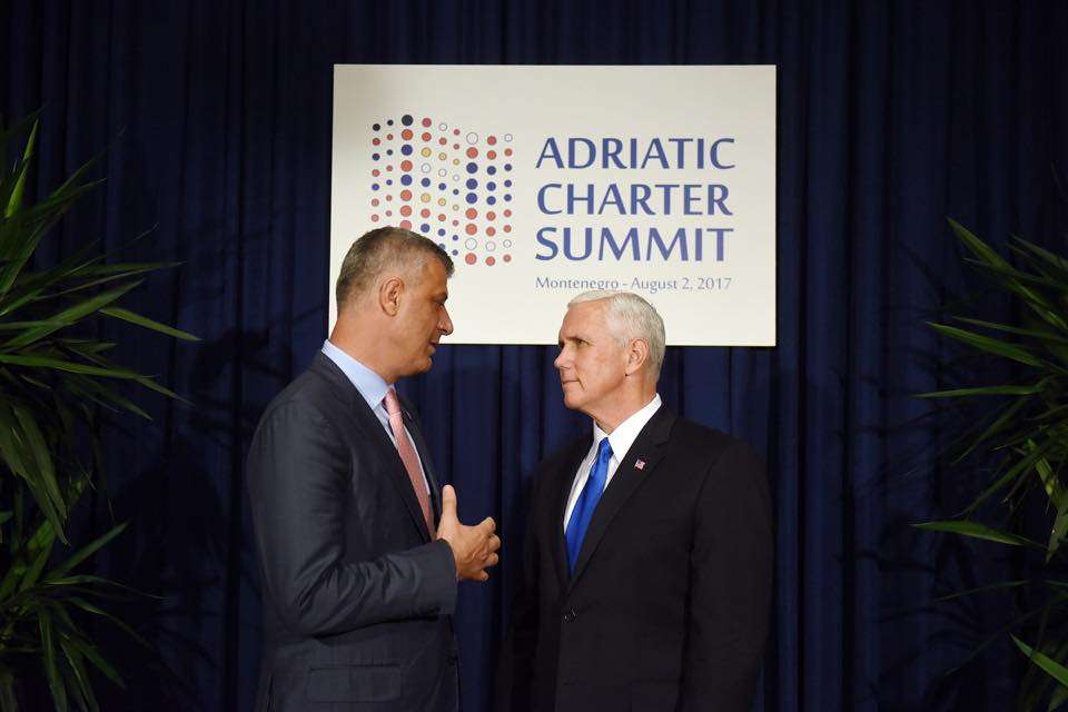 Thaçi: Takimi me Pence fazë e re e marrëdhënieve Kosovë-SHBA