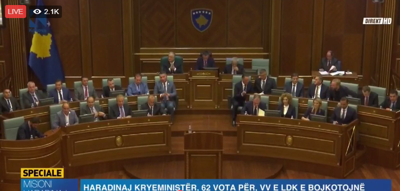 LAJMI I FUNDIT: RAMUSH HARADINAJ KRYEMINISTËR I KOSOVËS