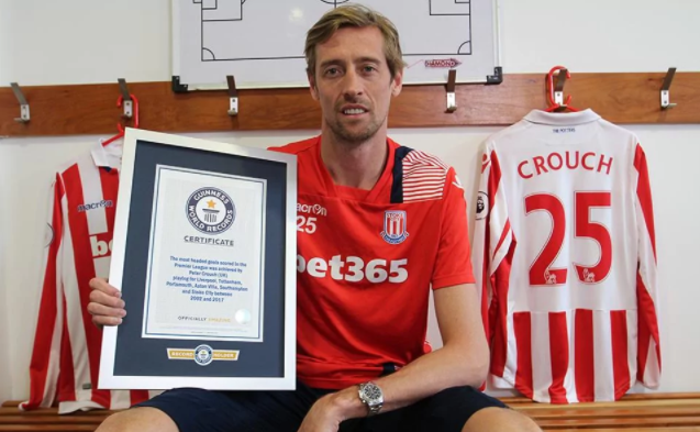 Peter Crouch pjesë e Librit Guinness