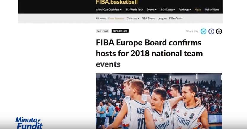 Kosova, organizatore e kampionatit evropian u18 Divisioni C (Video)