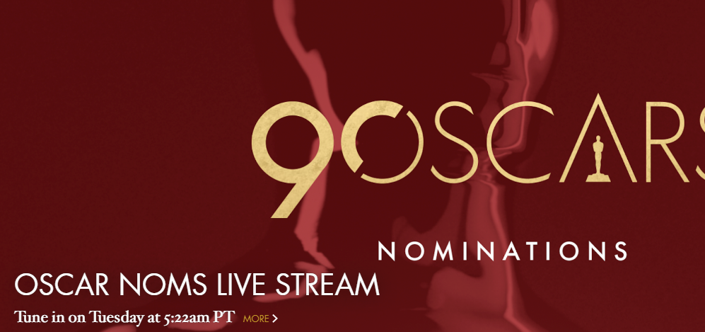 Këtu mund të ndiqni LIVE nominimet për Oscars 2018-të (VIDEO)