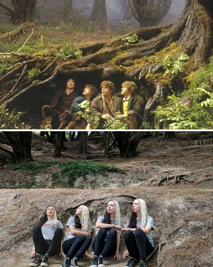 Çfarë bëri artisti që vizitoi vendet ku u xhirua “Lord Of The Rings”? (FOTO)