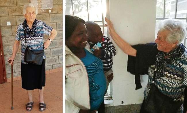 Vullnetarja 93 vjeçare në jetimoren e Kenias vodhi zemrat e të gjithëve