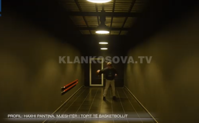 Haxhi Pantina, mjeshtër i truqeve dhe topit të basketbollit (VIDEO)