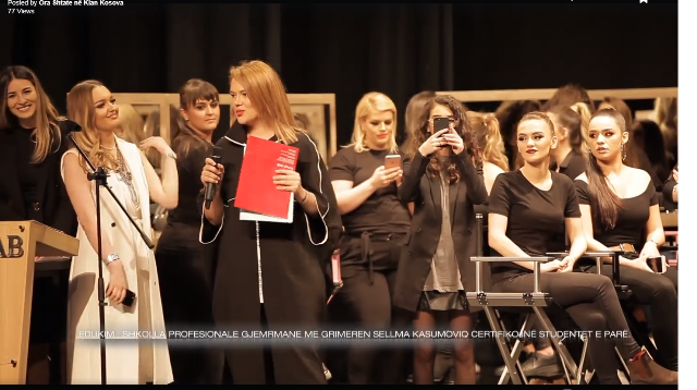 Shkolla Profesionale Gjermane certifikon studentet e parë të "Make Up" (VIDEO)