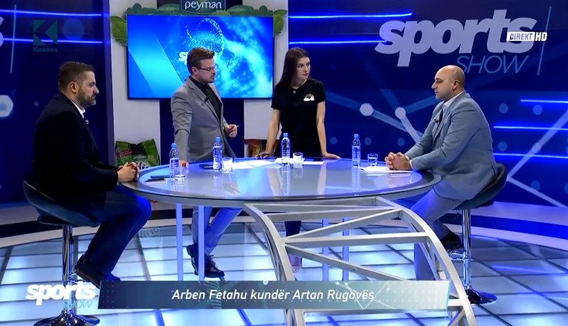 Arben Fetahu vs. Artan Rugova, përballja në Sports Show (VIDEO)