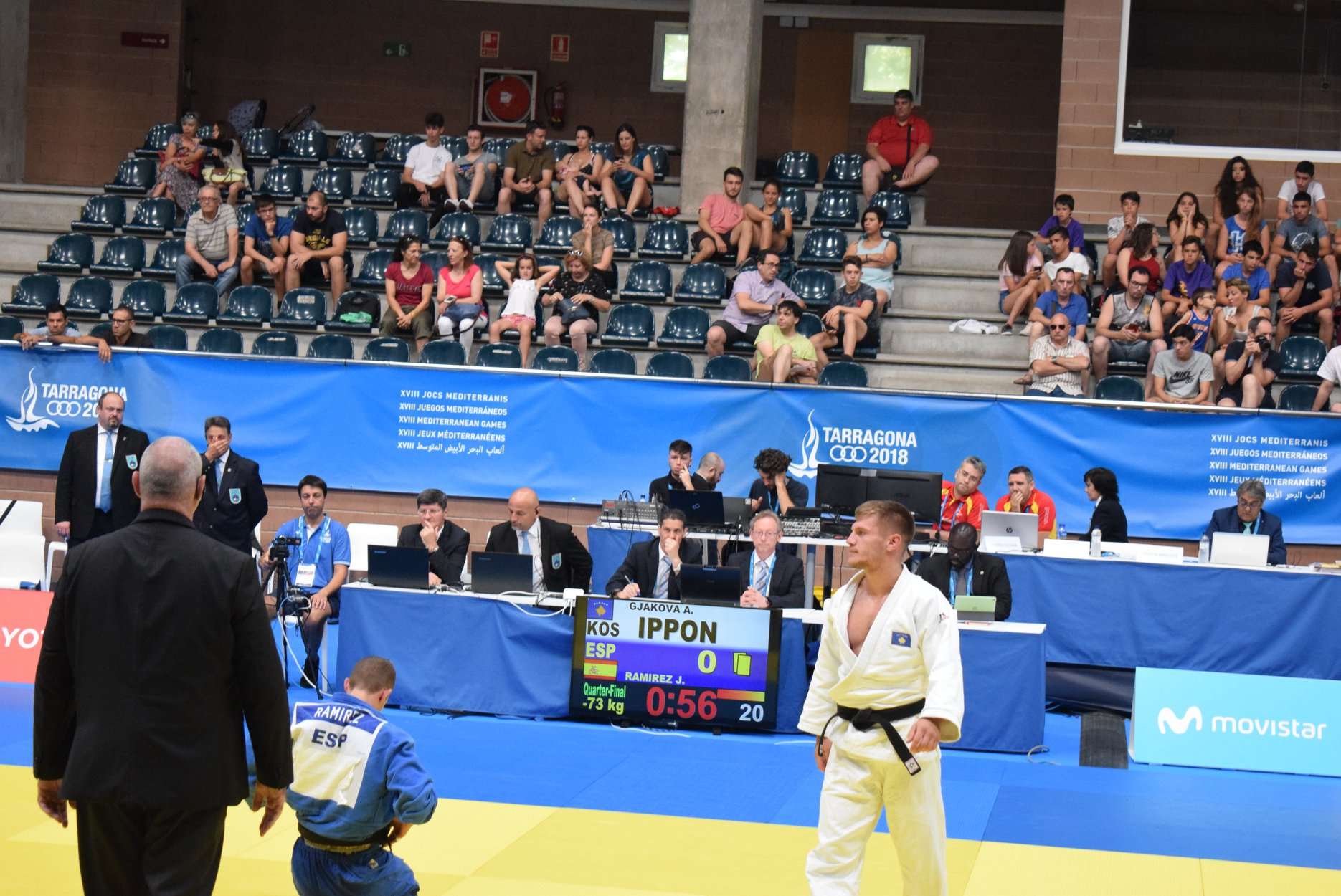 Akil Gjakova kualifikohet në gjysmëfinale në Spanjë