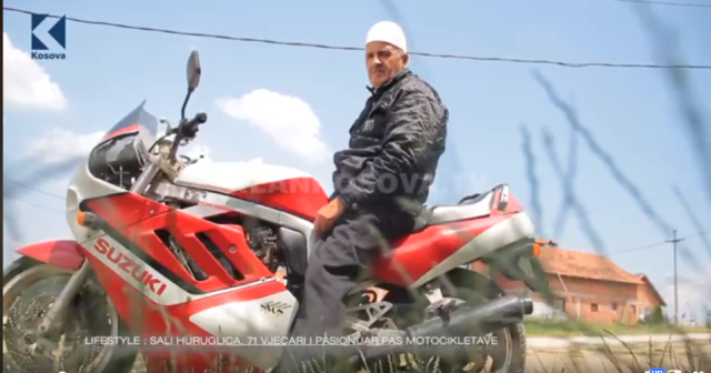  71 vjeçari Sali Huruglica, merakli i vjetër i motoçikletave (VIDEO)