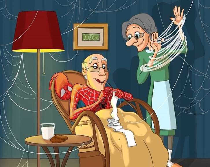 Kështu do të dukeshin superheronjtë e moshuar? (FOTO)