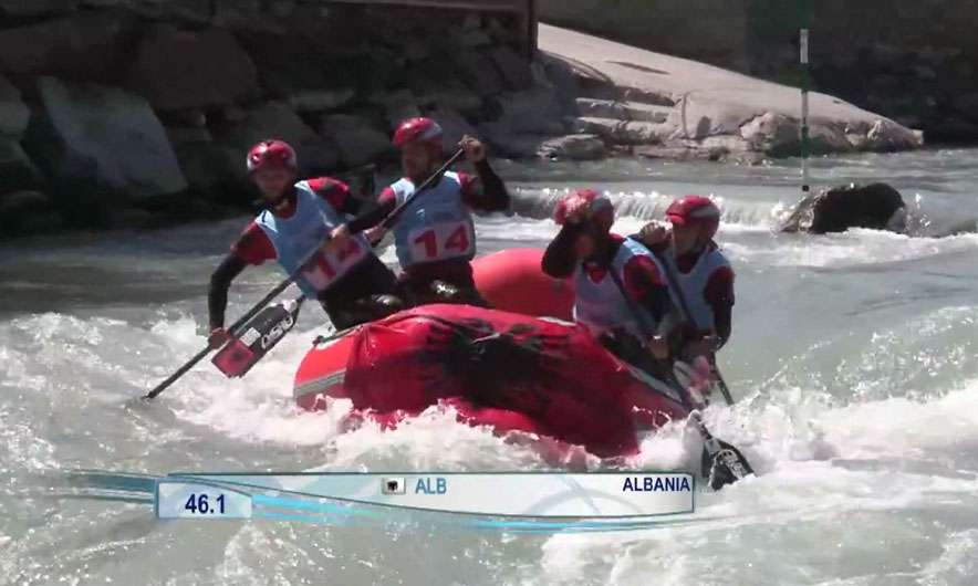 Në Botërorin e rafting, ‘Albanian Eagle’, prezantim dinjitoz