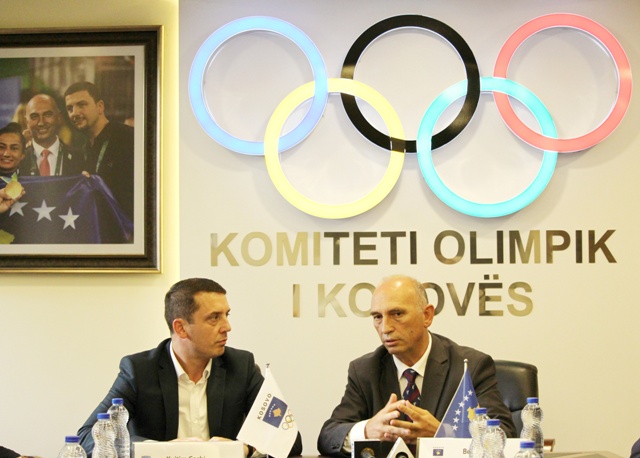 Gashi premton mbështetje për KOK-un dhe sportistët kosovarë
