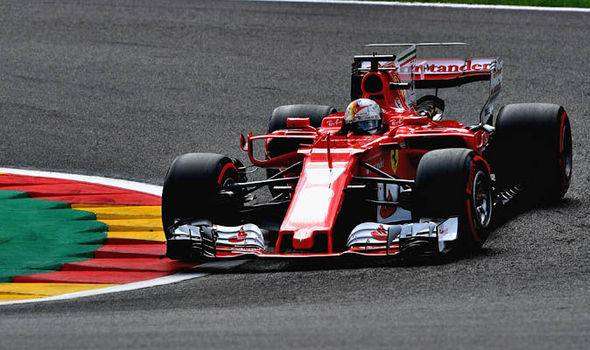 Vettel i pari në Belgjikë