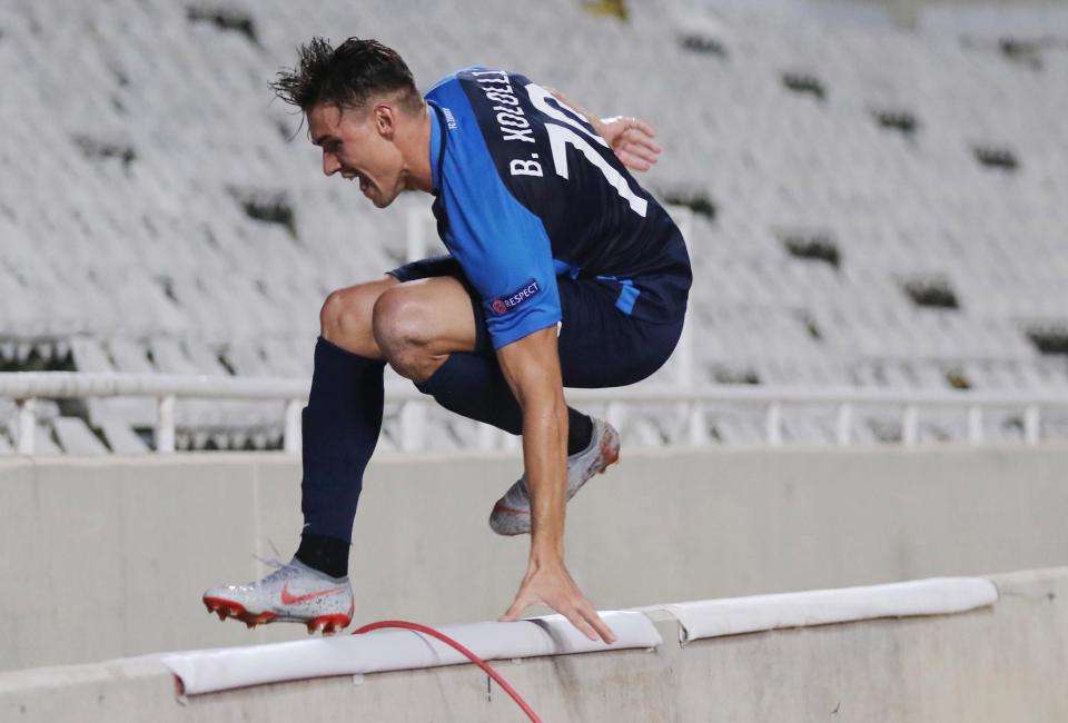 Ja çfarë i ndodhi futbollistit kosovar duke festuar shënimin e një goli (VIDEO)