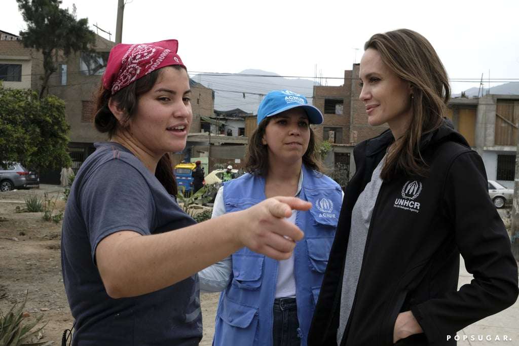 Angelina Jolie ndihmon refugjatët në Peru