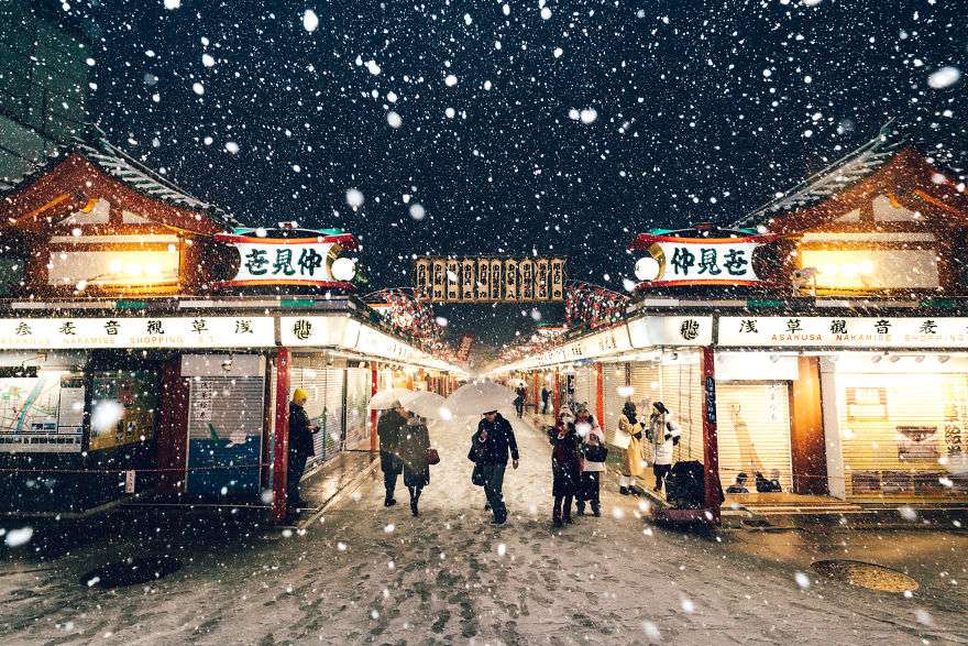 Magjia e bardhësisë në Tokio (FOTO)