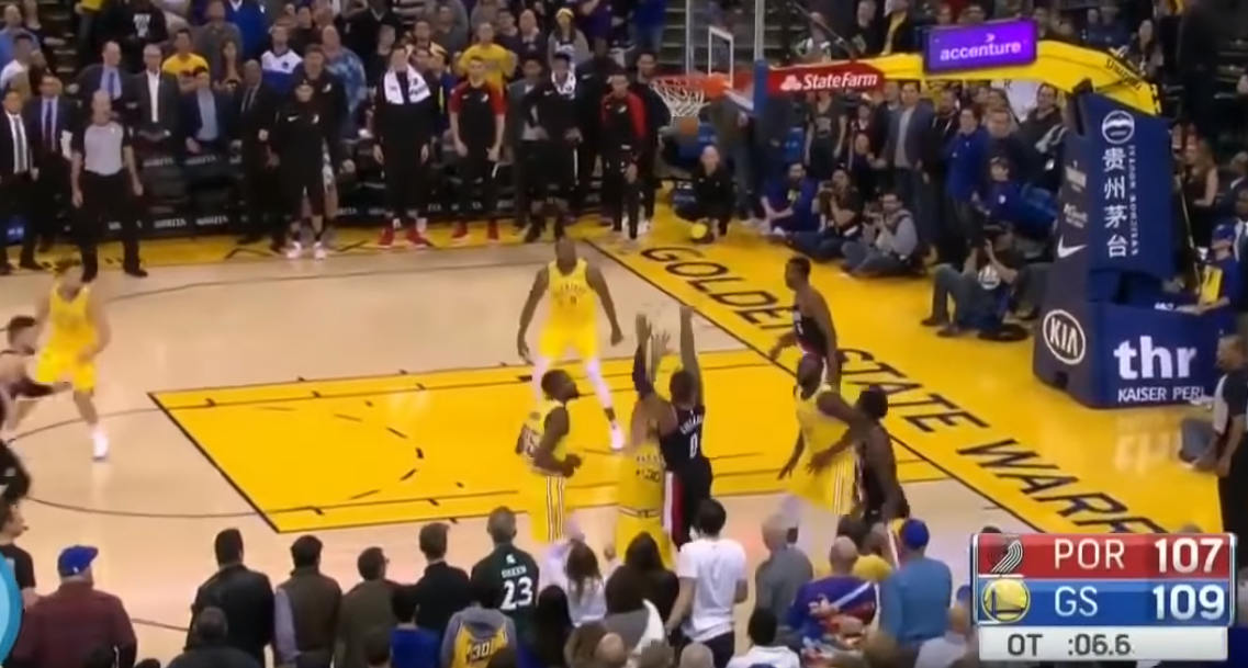 Lillard step kampionët me treshin fitues (VIDEO)