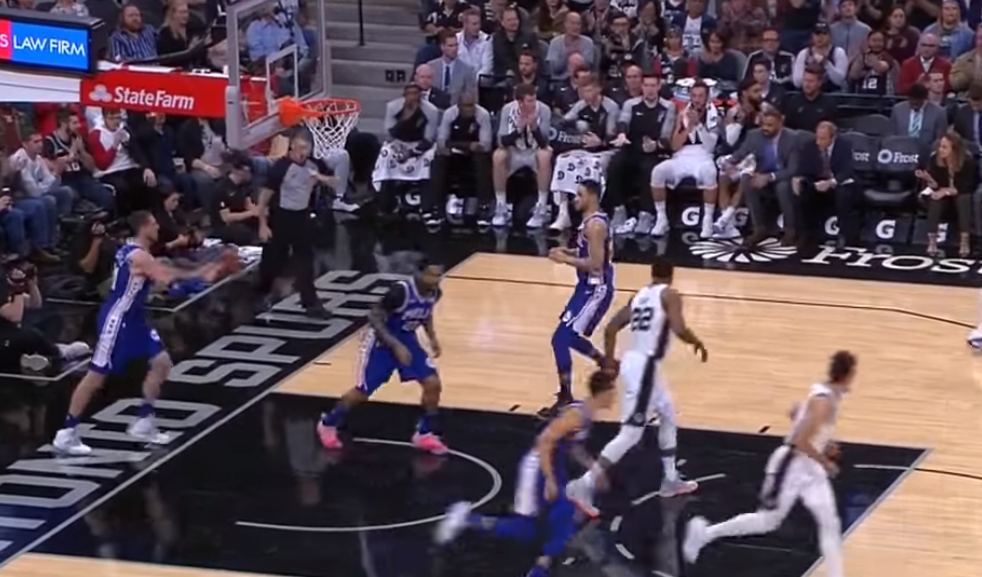 Spurs mposhtin 76ers (VIDEO)