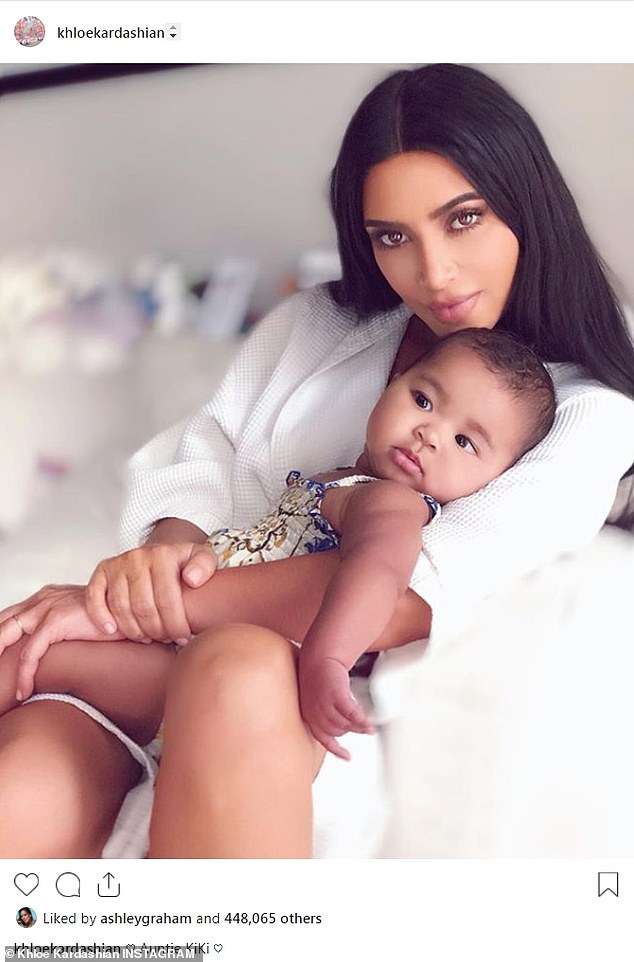 Teze Kiki! Khloe Kardashian ndan fotografi të veçantë të vajzës e shoqëruar nga motra (FOTO)