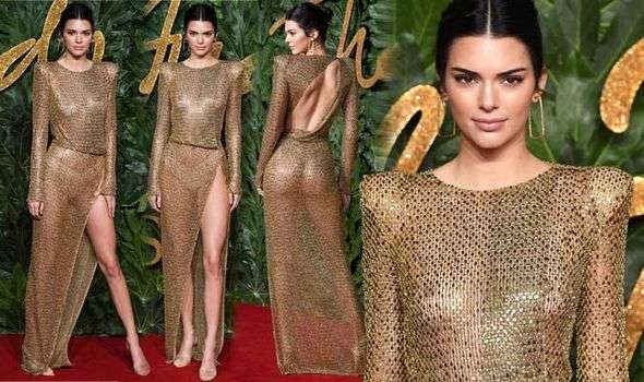 Kendall Jenner shfaqet elegante në Fashion Awards